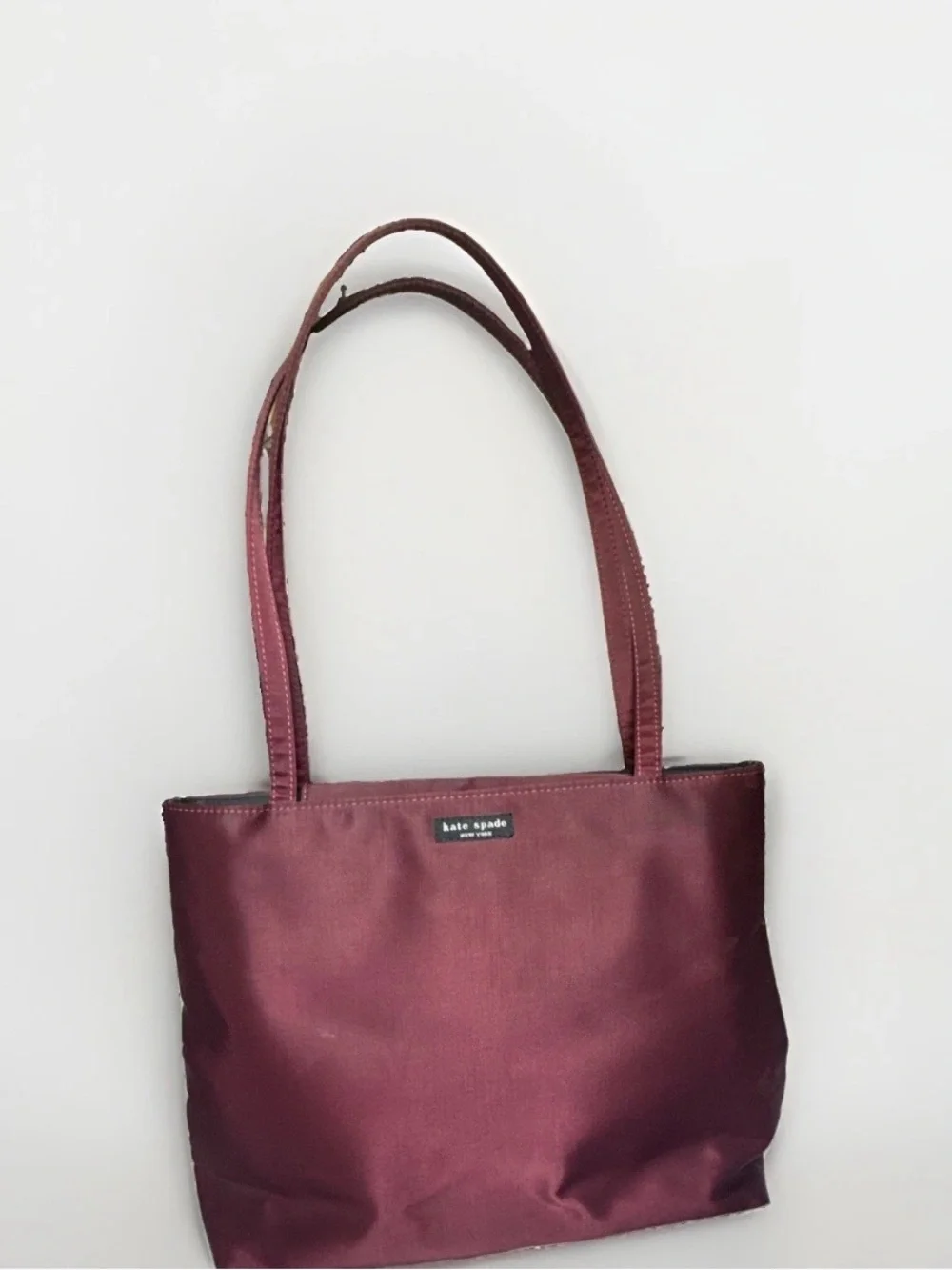 kate spade Burgundy Tote Bag - Sleek Everyday Carry 90s Vintage